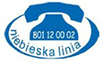 Logo niebieska linia